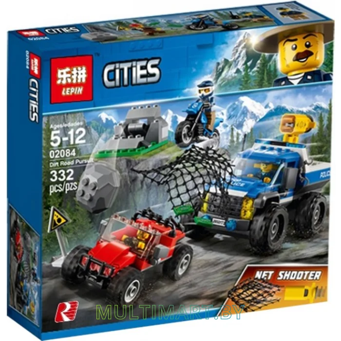 Конструктор Lepin 02084 Погоня по грунтовой дороге (332 детали)